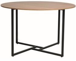  Masa rotunda de dining cu blat in decor stejar ALTO 120x120