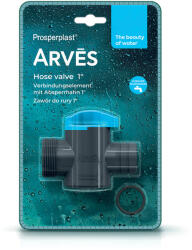 Prosperplast Arves 1" Esővízgyűjtő Tartály Csatlakozó Szelep Bazaltszürke (PPP-RCANS5-7015)