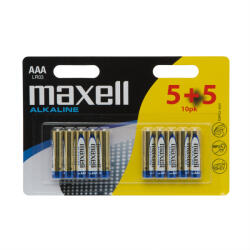Maxell Mikroceruza elem AAA LR03 Super Alkaline 1, 5V - 10 db - MAXELL (18735)