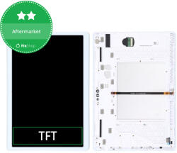 Lenovo Tab M10 TB-X505 - LCD Kijelző + Érintőüveg + Keret (White) TFT, Fehér