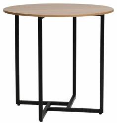  Masa rotunda de dining cu blat in decor stejar ALTO II 80x80