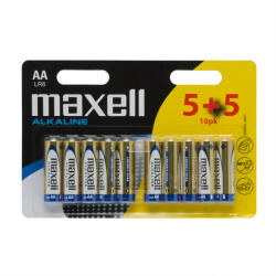 Maxell Ceruza elem AA LR6 Super Alkaline 1, 5 V - 10 db - Maxell 18733 (18733)