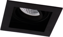 Viokef Lighting Artsi fekete beépíthető lámpa (VIO-4208001) GU10 1 izzós IP20 (4208001)