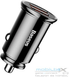Baseus car charer 2x USB Quick Charger QC3.0 30W Black CCALL-YD01