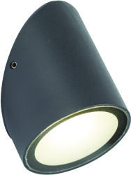 Viokef Lighting Juno sötétszürke LED kültéri falikar (VIO-4286000) LED 1 izzós IP65 (4286000)