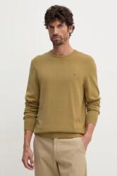 Tommy Hilfiger pamut pulóver könnyű, bézs, MW0MW14748 - bézs XL