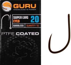 Guru Super LWG Hook Size 16 Barbless/Spade End (GSLWS16)