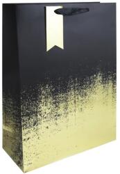 Eurowrap ajándéktasak (33x45, 5x15 cm)fekete-arany átmenetes (5) (35374-1WC)