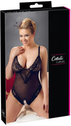 Cottelli Collection Plus Size - csipkés body (fekete) (26411781071) - pleasure4you
