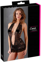 Cottelli Collection - Nyakpántos csipke mini (fekete) (27503411031) - pleasure4you