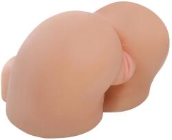 Pipedream Fuck Me Silly Petite - punci & popsi maszturbátor (natúr) - sexshopcenter