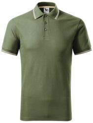 MALFINI Férfi galléros póló Focus - Khaki | 2XL (2320917)