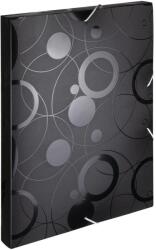 KARTON P+P PP doboz gumival A4 Black and White (2-519)