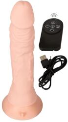 Nature Skin - tapadókorongos vibrátor (natúr) - shop