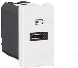 Legrand 077690L Program Mosaic 1 x USB-C töltőaljzat - 3 A - 20 W, 1 modul, fehér (077690L)