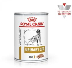 Royal Canin Urinary S/O konzerv táp kutyáknak 410 g