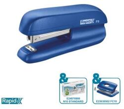 Rapid Tűzőgép, mini, No. 10, 10 lap, RAPID "F5", kék (E5000265) - fiorex