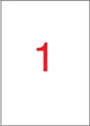 APLI Etikett, 210x297 mm, poliészter, APLI, átlátszó, magasfényű, 10 etikett/csomag (LCA10053) - fiorex