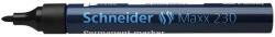 Schneider Alkoholos marker, 1-3 mm, fémházas, SCHNEIDER "Maxx 230", fekete (TSC230FK)