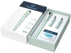 Schneider Töltőtoll ajándékszett, 1, 1 mm, ajándék 1, 5 és 1, 8 mm-es tollheggyel, SCHNEIDER "Callissima", mentazöld (TSCCALMZ) - fiorex