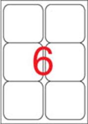 APLI Etikett, univerzális, 99, 1x93, 1 mm, kerekített sarkú, APLI, 600 etikett/csomag (LCA2421) - fiorex