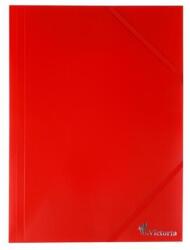 Victoria Gumis mappa, 15 mm, PP, A4, VICTORIA OFFICE, piros (IRVG01) - fiorex