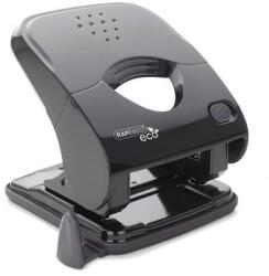 Rapesco Lyukasztó, kétlyukú, 40 lap, könnyített lyukasztás, antibakteriális, RAPESCO "ECO X5", fekete (IR1525) - fiorex