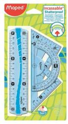 Maped Vonalzókészlet, kicsi, műanyag, hajlítható, 4 darabos, MAPED "Flex (IMA244069) - fiorex