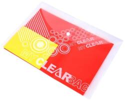 FlexOffice Irattartó tasak, A4, PP, patentos, 180 mikron, FLEXOFFICE, áttetsző - 10db (FOCBF05)