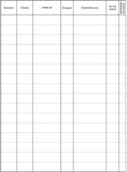 Victoria Paper Nyomtatvány, iktatókönyv, A4, VICTORIA PAPER "C. 5230-152" - 100 lap (NVC5230152)