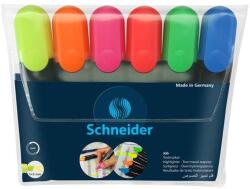 Schneider Szövegkiemelő készlet, 1-5 mm, SCHNEIDER "Job 150", 6 különböző szín - 6db (TSCJOB150V6)