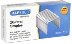 Rapesco Tűzőkapocs, 26/8, horganyzott, RAPESCO - 5000db (IRS268)