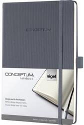 Sigel Jegyzetfüzet, exkluzív, A5, kockás, 97 lap, keményfedeles, SIGEL "Conceptum", sötétszürke (SICO658) - fiorex