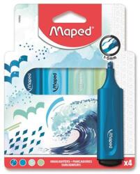 Maped Szövegkiemelő készlet, 1-5 mm, MAPED "Fluo Peps Assorted", vegyes színek - 4db (IMA740902)