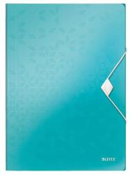 Leitz Gumis mappa, PP, A4, LEITZ "Wow", jégkék (E45990051) - fiorex