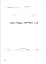 Victoria Paper Nyomtatvány, munkavédelmi oktatási napló, 40 oldal, A4, VICTORIA PAPER (NVKO656)