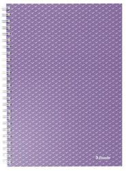 Esselte Spirálfüzet, A5, vonalas, 80 lap, ESSELTE "Colour`Breeze", levendula (E628474)