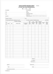 Victoria Paper Nyomtatvány, kiküldetési rendelvény (belföldi), 25x2, A4, VICTORIA PAPER "B. 18-73 (NVB1873)