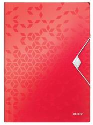 Leitz Gumis mappa, PP, A4, LEITZ "Wow", piros (E45990026) - fiorex