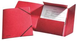 Esselte Gumis mappa, 15 mm, prespán, A4, ESSELTE "Rainbow", piros (E265931) - fiorex