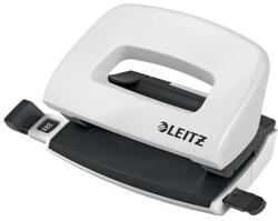 Leitz Lyukasztó, kétlyukú, 10 lap, fém, mini, LEITZ "Nexxt Wow", fehér (E50601001) - fiorex