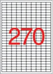 APLI Etikett, univerzális, 17, 8x10 mm, eltávolítható, kerekített sarkú, APLI, 6750 etikett/csomag (LCA10197) - fiorex
