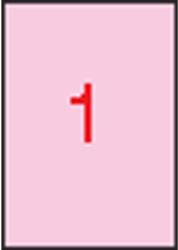 APLI Etikett, 210x297 mm, színes, APLI, pasztell rózsaszín, 20 etikett/csomag (LCA11846) - fiorex