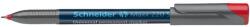 Schneider Alkoholos marker, OHP, 0, 4 mm, SCHNEIDER "Maxx 220 S", piros (TSC220P) - fiorex