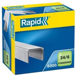 Rapid Tűzőkapocs, 24/6, RAPID "Standard" - 5000db (E24859800)