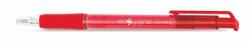 FlexOffice Golyóstoll, 0, 4 mm, nyomógombos, FLEXOFFICE "EasyGrip", piros (FOGT08P) - fiorex