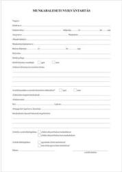 Victoria Paper Nyomtatvány, munkabaleseti nyilvántartó napló, 32 oldal, A4, VICTORIA PAPER (NVKO657)