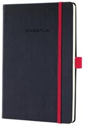 Sigel Jegyzetfüzet, exkluzív, A5, kockás, 97 lap, keményfedeles, SIGEL "Conceptum Red Edition", fekete-piros (SICO662) - fiorex