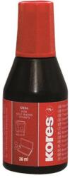 KORES Bélyegzőfesték, 28 ml, KORES, piros (IKPPP) - fiorex