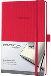 Sigel Jegyzetfüzet, exkluzív, A4, vonalas, 97 lap, keményfedeles, SIGEL "Conceptum", piros (SICO645) - fiorex